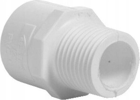 Złączka PVC 1" GZ system klejony - zimna woda; PVCZKW025XGZ025.301