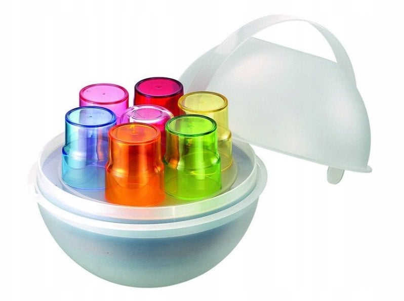 Guzzini HAPPY HOUR PIC BOLL Picknick Set 6 Pers. Assorted c.