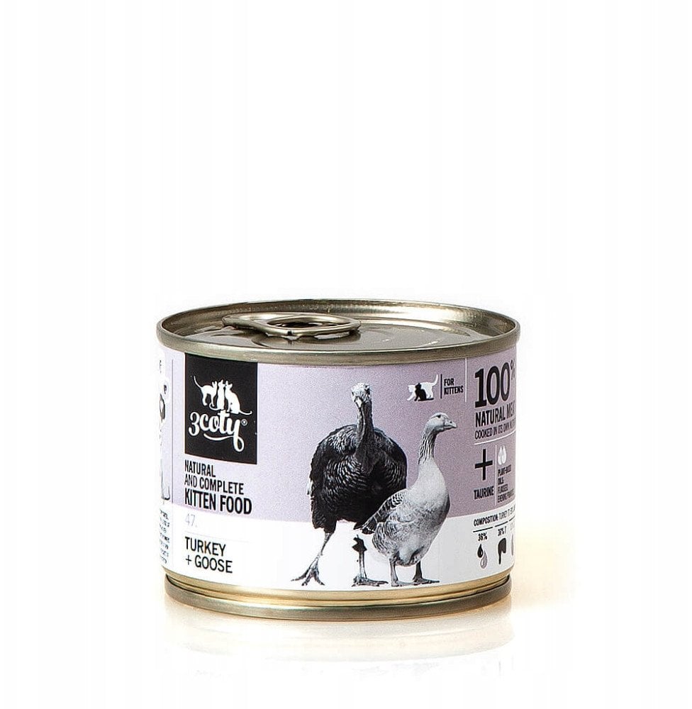 3Coty TURKEY + GOOSE for Kittens 180g