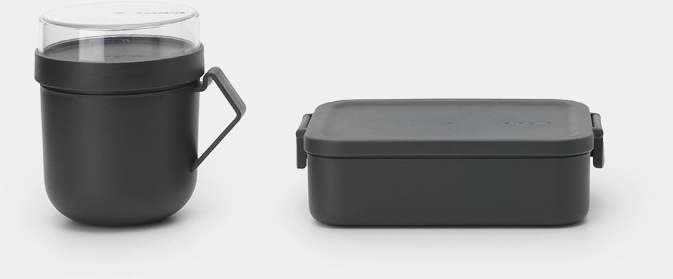 BRABANTIA Make & Take lunch set dark grey 206665