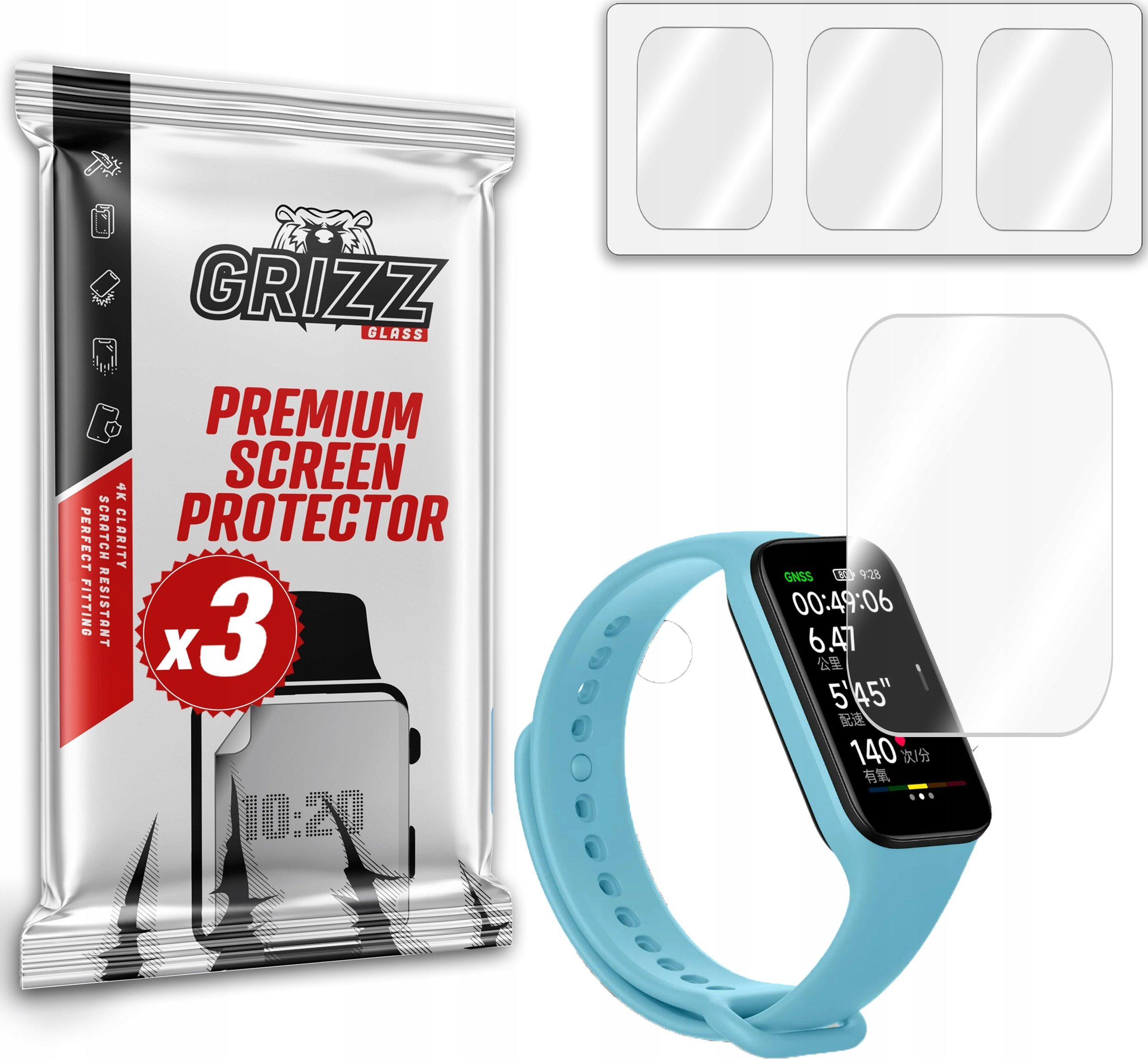 GrizzGlass Folia hydrożelowa GrizzGlass Hydrofilm Xiaomi Redmi Band 2