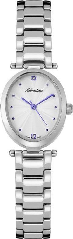 Zegarek Adriatica Zegarek damski Adriatica A3424.51B3Q/T CYRKONIE srebrny
