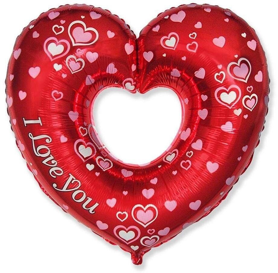 Balon foliowy 61cm Serce I Love You