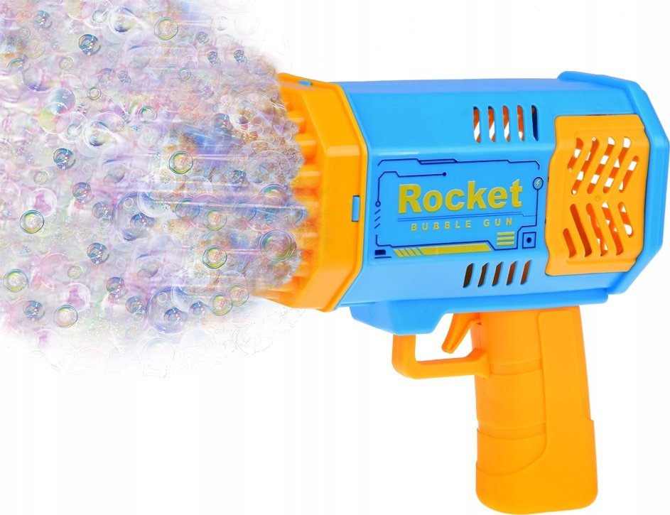 Jokomisiada Zestaw Pistolet na bańki mydlane światło + płyn dla dzieci ZA4976