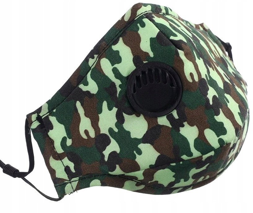 KOMPLET Maska MORO + 3x FILTR HEPA PM 2.5 WĘGIEL