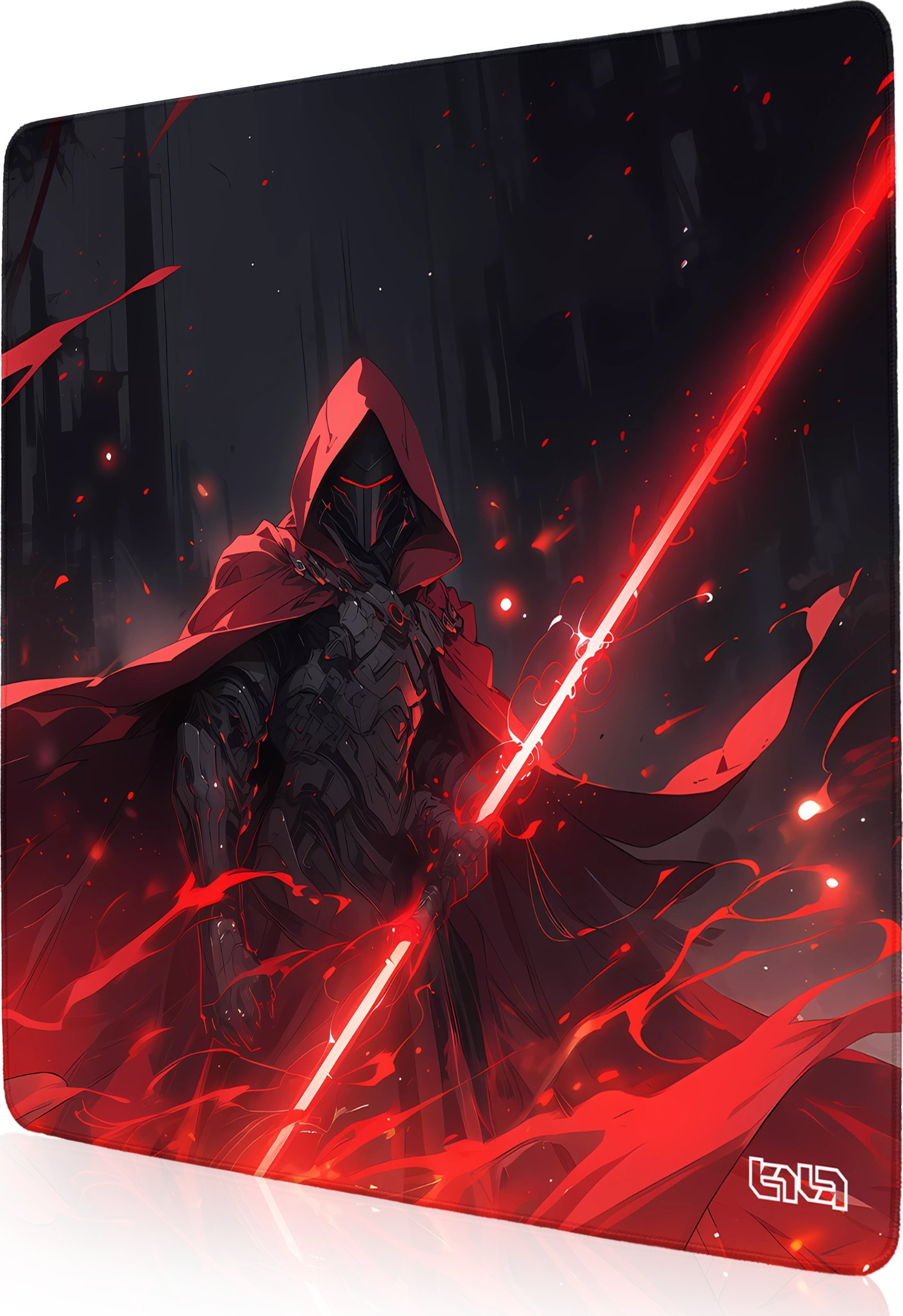 Podkładka Tilt PODKŁADKA POD MYSZ GAMINGOWA Czerwone Świetliste Ostrze 30x30 TILT XXL