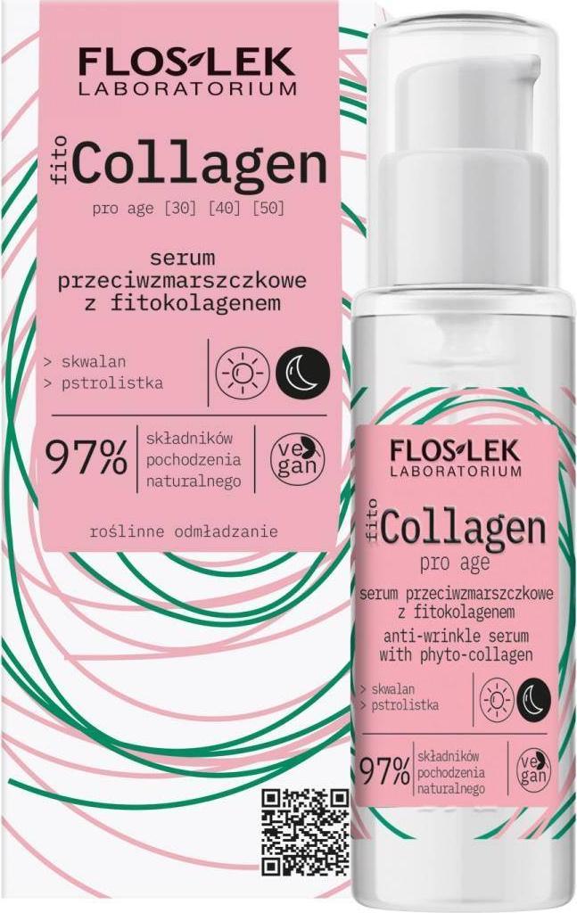 Floslek Fito Collagen Anti-Wrinkle Serum przeciwzmarszczkowe serum z fitokolagenem 30ml