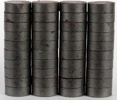 FANDY Magnesy 15mm czarne 40szt