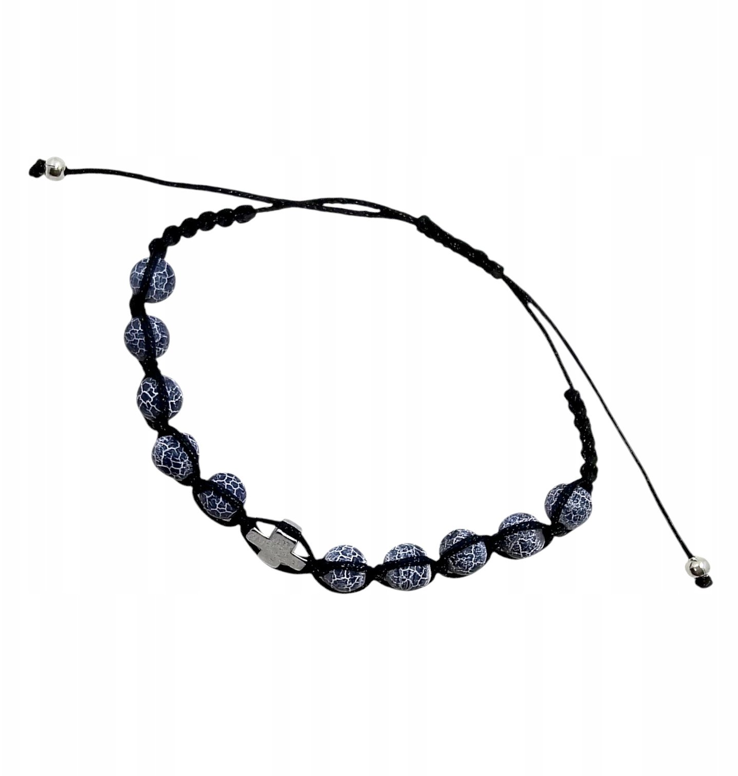 Dekoracja świąteczna Radziszewska Jewellery Różaniec 10-tka Szary