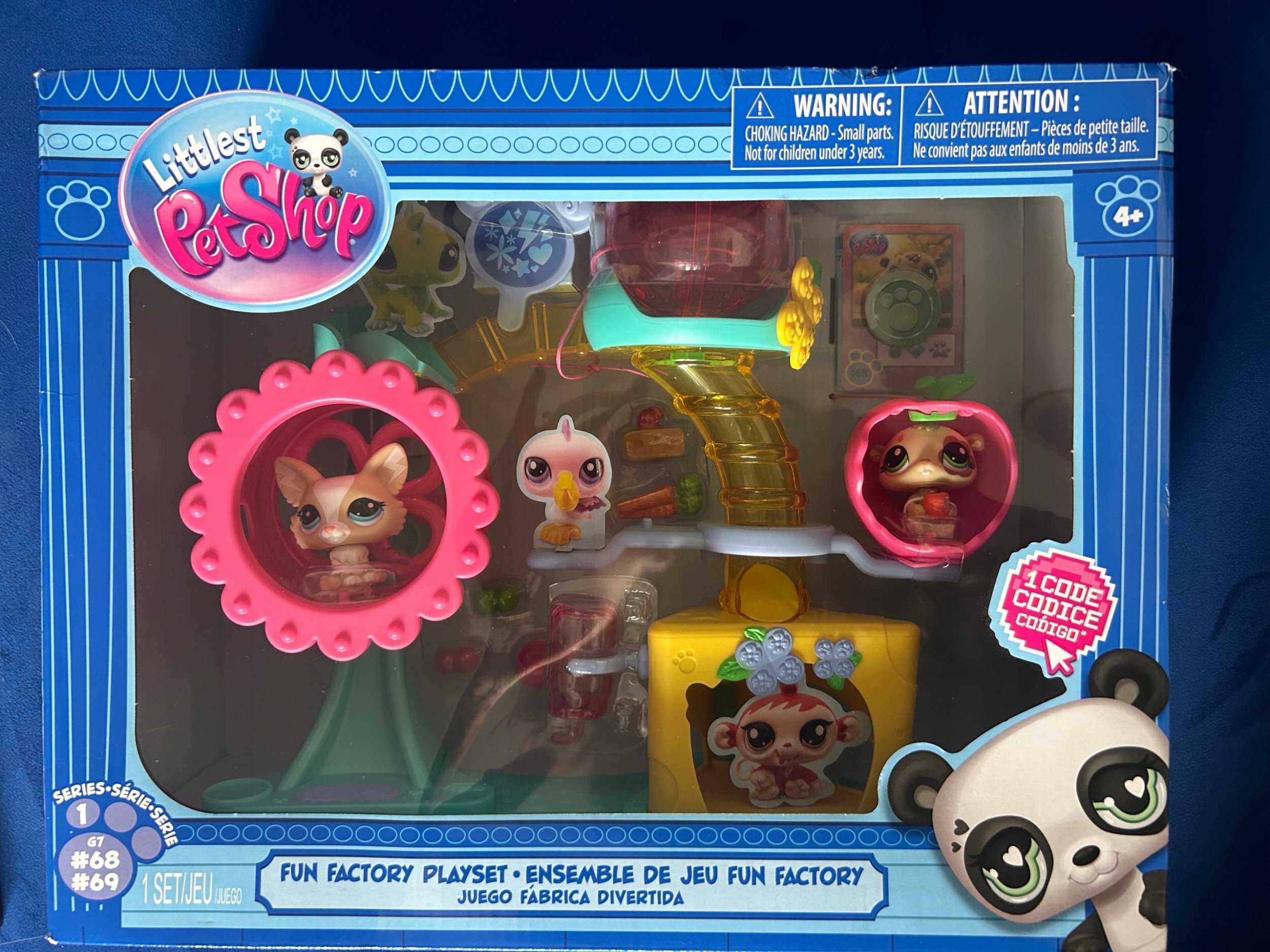 Figurka Hasbro Littlest Pet Shop Zestaw Fabryka zabawy 2 figurki