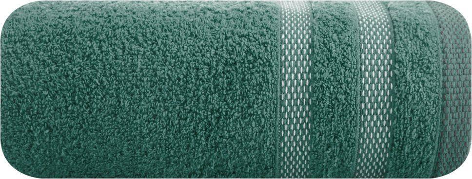 Eurofirany Ręcznik Kąpielowy Riki (07) 50 x 90 Butelkowy Zieleń