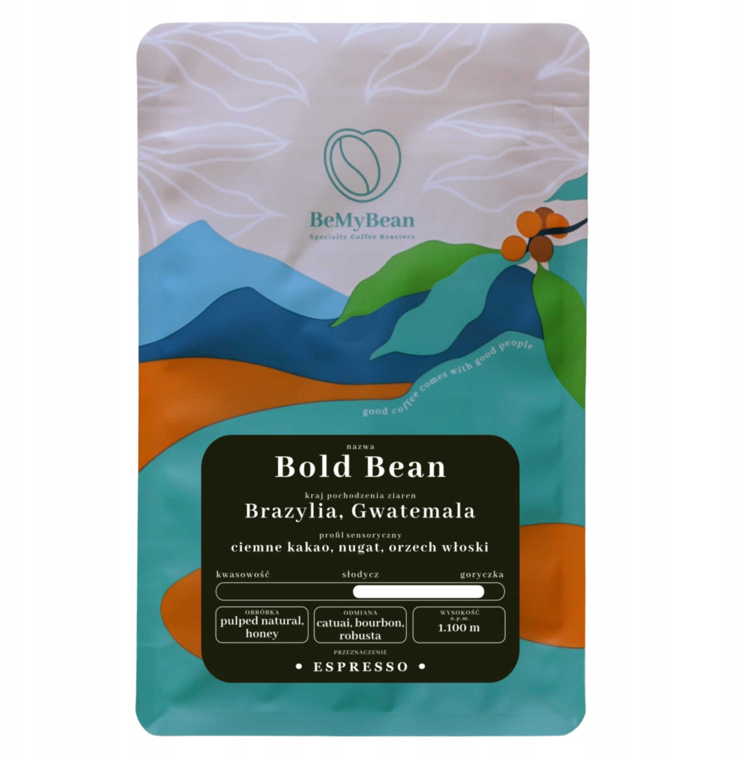 Kawa ziarnista BeMyBean Bold Bean Espresso 250 g