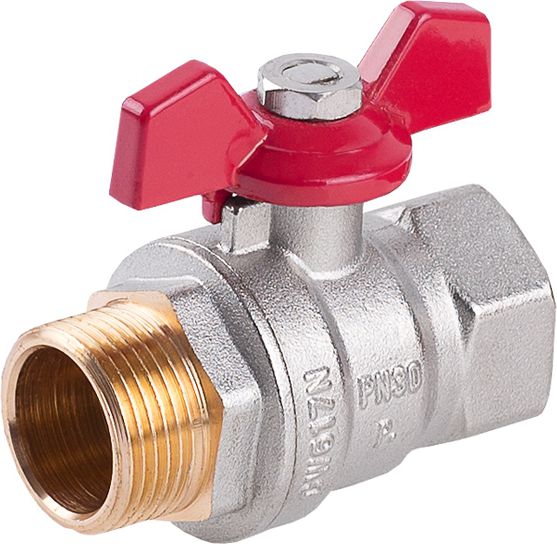 Perfexim Zawór kulowy wodny WZ DN20 motylek wzmocniony PHA-004 G3/4 (00-004-0200-000)