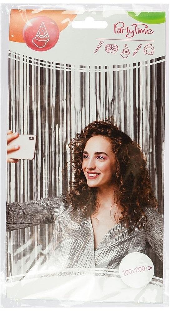 Fotościanka party srebrna