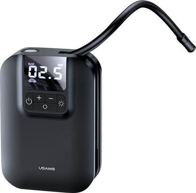 Kompresor samochodowy Usams Kompresor przenośny marki USAMS, bezprzewodowy, odpowiedni do pompowania opon samochodowych, ciężarowych, motocyklowych i