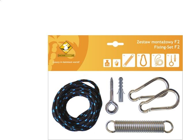 Koala Zestaw montażowy F2 do foteli hamakowych, czarny (koala/zf2)