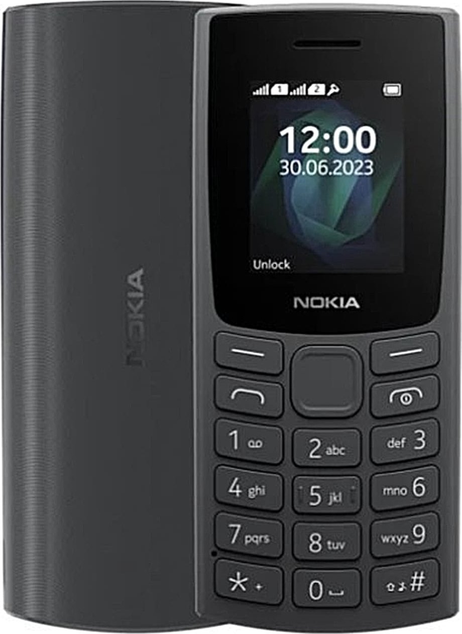 Telefon komórkowy Nokia 105 Dual SIM, 4G, černá (2023)