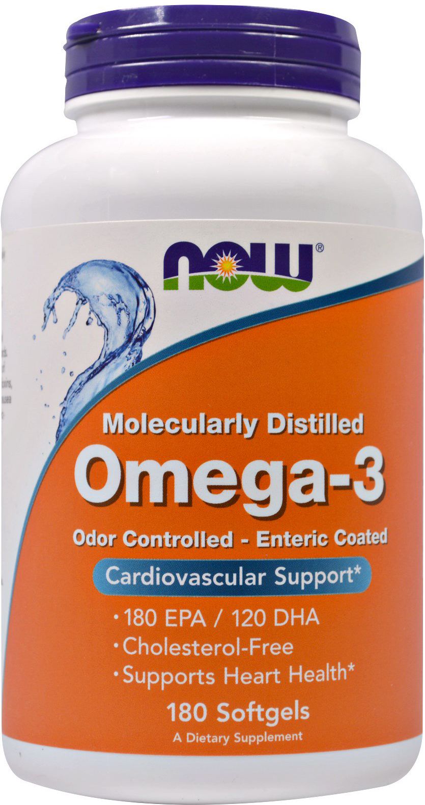 NOW Foods Omega 3 Enteric 180 kaps.