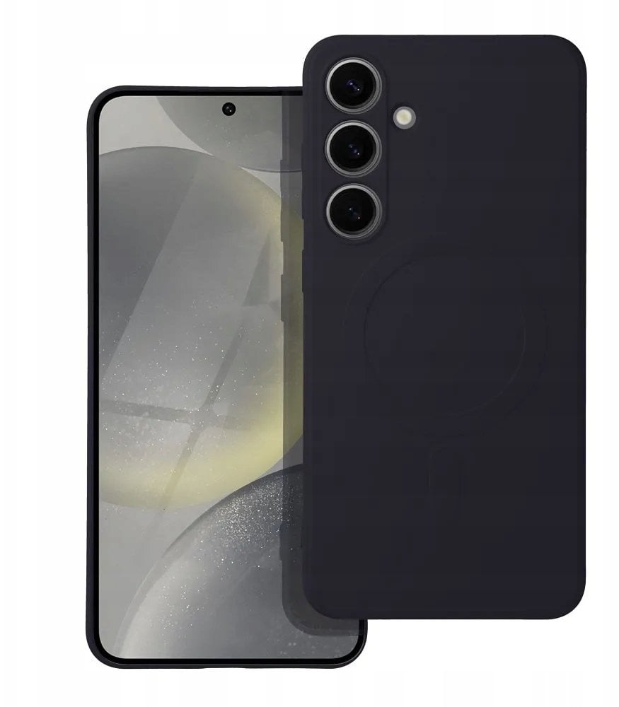 Futerał SILICONE MAG COVER kompatybilny z MagSafe do XIAOMI Redmi 15 4G / 5G (171,1mm) czarny