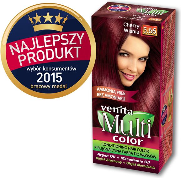 Venita Farba bez amoniaku Multi Color 5.66 wiśnia