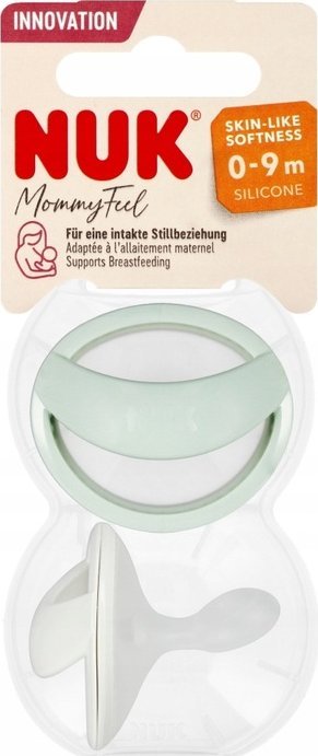 NUK Smoczek uspokajający Mommy Ful zielony/biały 2 szt.