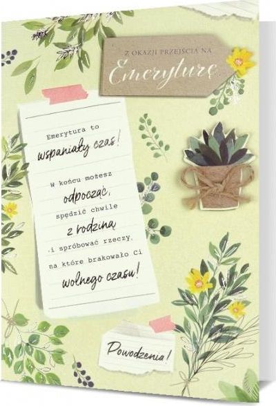 Pan Dragon Karnet B6 Emerytura HM200-2380