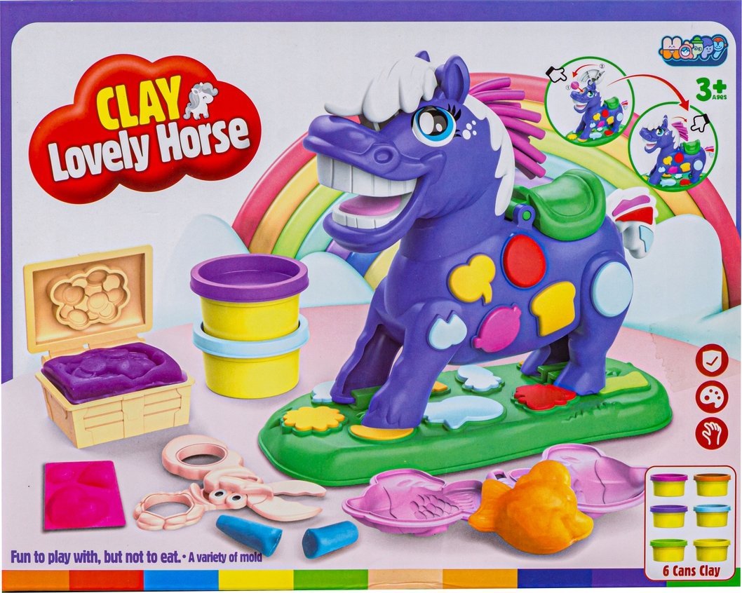 MASA PLASTYCZNA CIASTOLINA UROCZY KOŃ Kreatywny zestaw