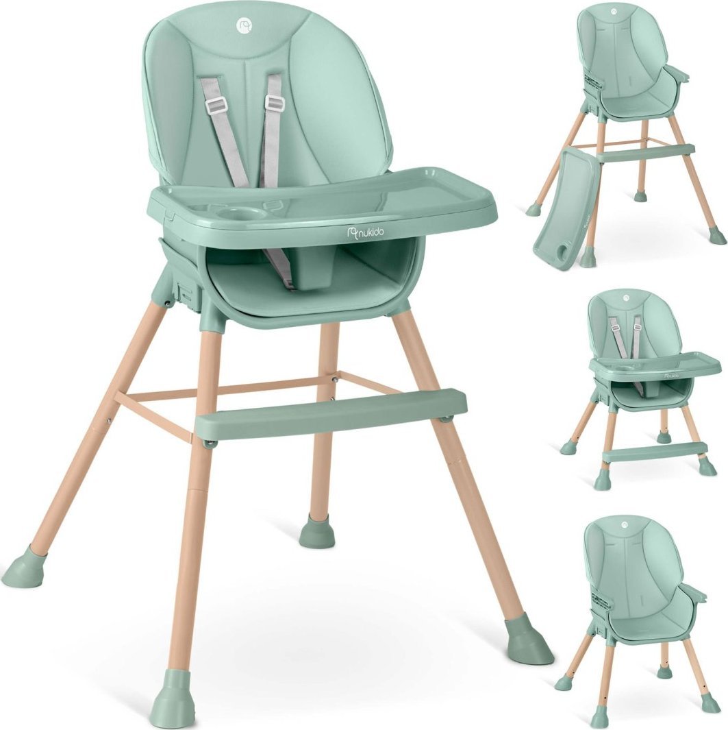 Nukido Krzesełko do karmienia Tilo zielone