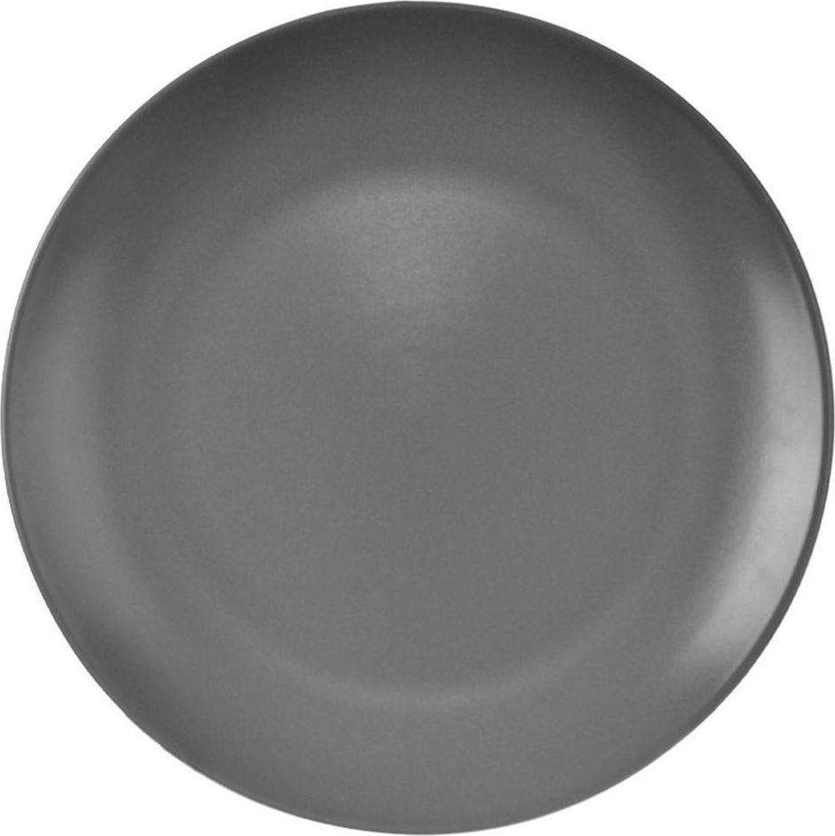 Orion Talerz deserowy płaski płytki ceramiczny talerzyk na desery szary ALFA 21,5 cm