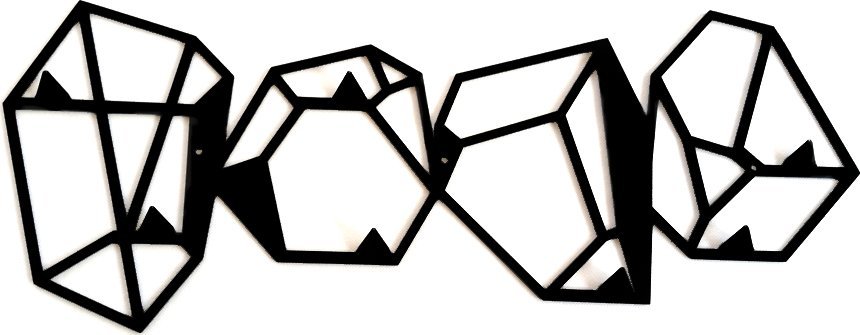 Decolicious Wieszak na ścianę CRYSTALIGHT