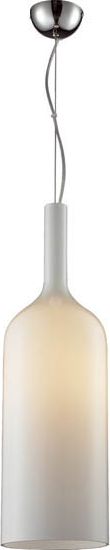 Lampa wisząca KAJA OŚWIETLENIE Lampa wisząca butelka ABSOLUTO K-L8918-WH white Kaja