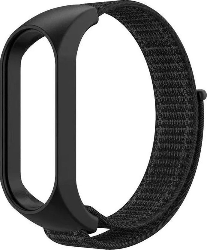 Braders Opaska / Pasek Nylonowy Braders do Xiaomi Mi Band 5 / 6 / 7 czarny