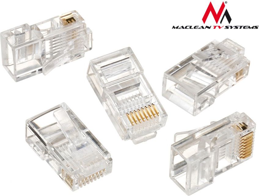 Maclean Wtyk RJ45 8P8C 5e linka 100 szt (MCTV-663 kpl)
