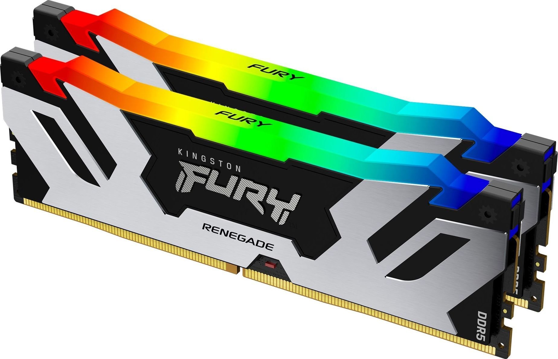 Pamięć Kingston Fury Renegade RGB, DDR5, 64 GB, 6400MHz, CL32 (KF564C32RSAK264)