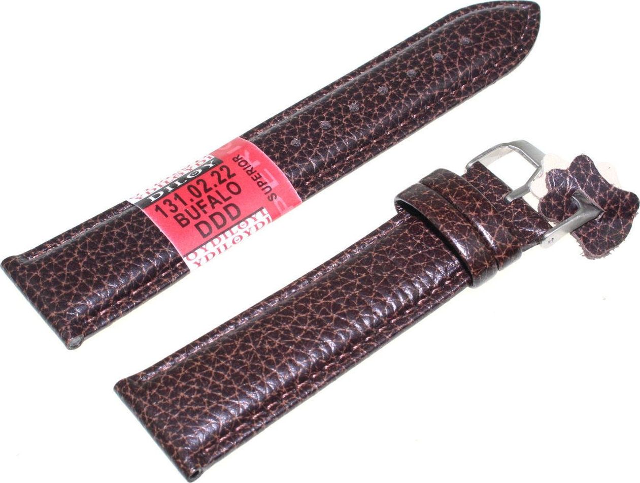 Diloy Skórzany pasek do zegarka 22 mm Diloy 131.22.2