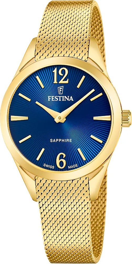 Zegarek damski Festina F20077-4 złoty