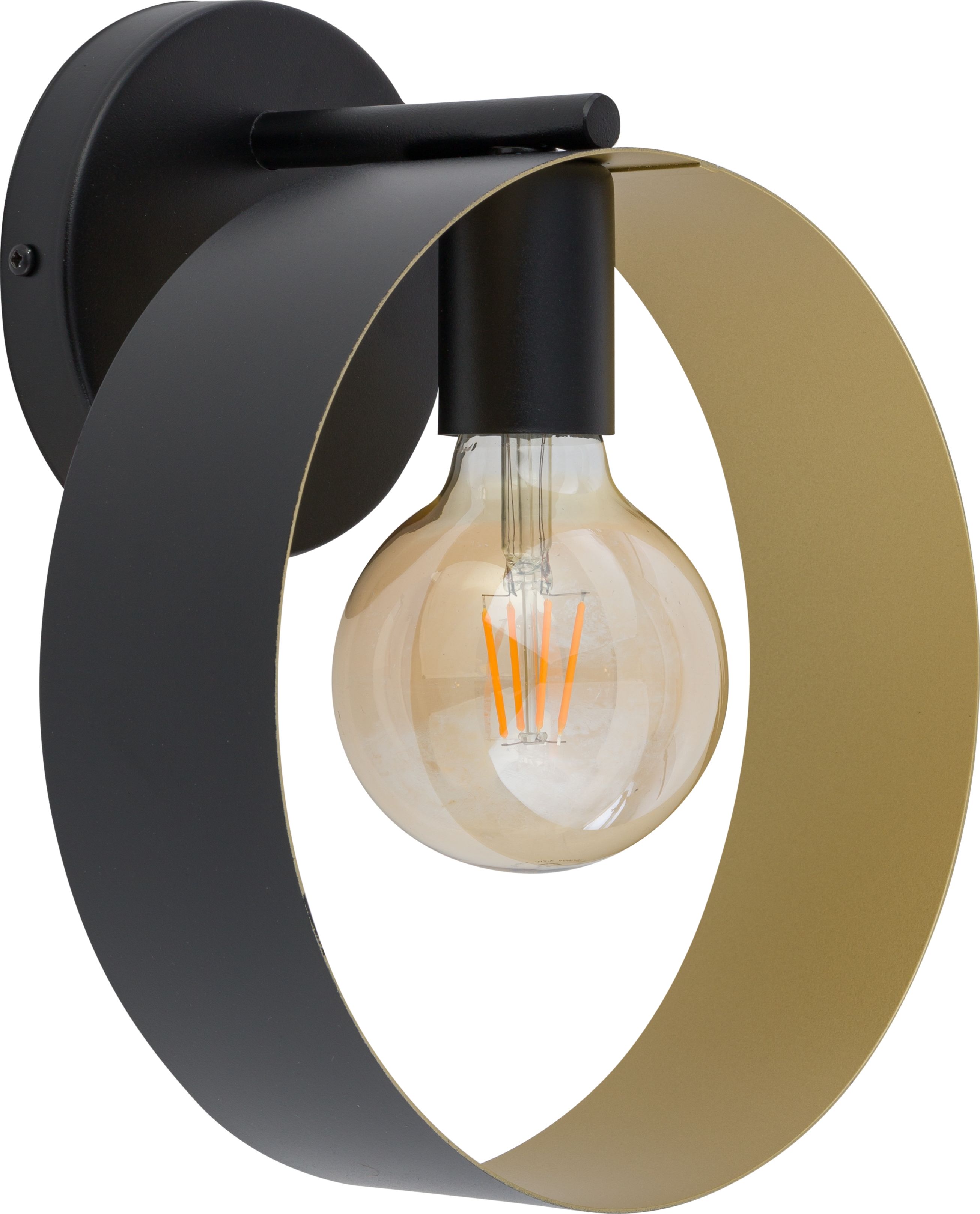 Kinkiet Sigma Kinkiet LED Ready do sypialni czarny Sigma HAPPY 32305