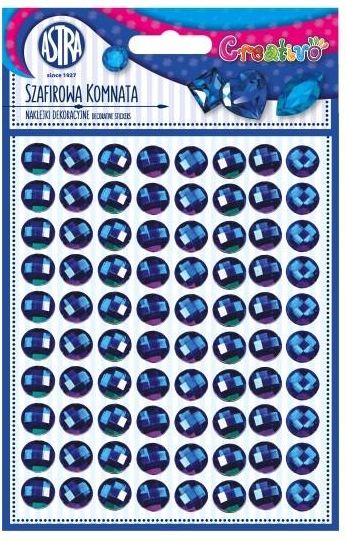 Astra NAKLEJKI DEKORACYJNE SZAFIROWA KOMNATA NIEBIESKIE
