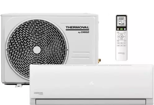 Pakiet: komplet klimatyzacji ściennej typu monosplit SAGA TVK-S35 moc 3,5 kW/12 BTU (jednostka zewnętrzna i wewnętrzna)