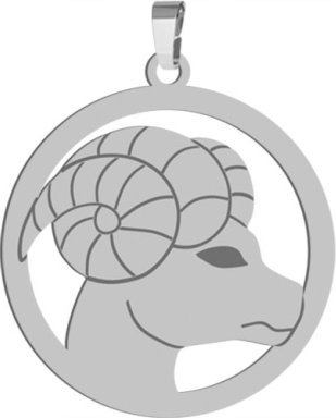 Radziszewska Jewellery Zawieszka Znak Zodiaku BARAN srebro925 Dedykacja