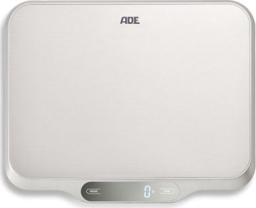 Waga kuchenna ADE Duża ADE Ladina waga kuchenna, do 15 kg, 31 x 26,5 cm, szczotkowana stal nierdzewna