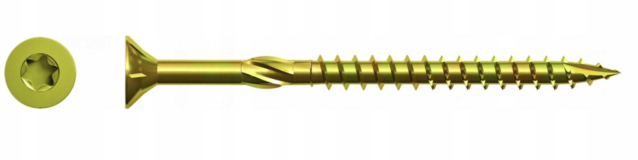 Koelner/Rawlplug Wkręt konstrukcyjny do drewna 6x40 łeb stożkowy napęd typu TX - 0.1ts