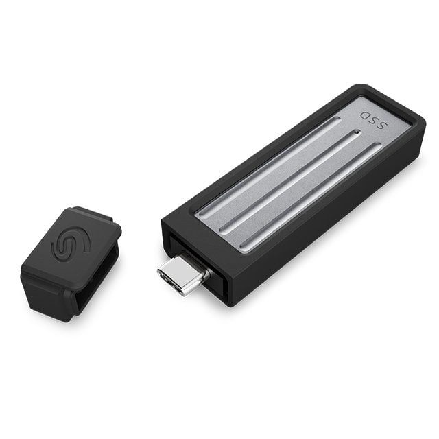 Dysk zewnętrzny SSD Seagate Ultra Compact 1TB Czarno-szary (STMX1000400)