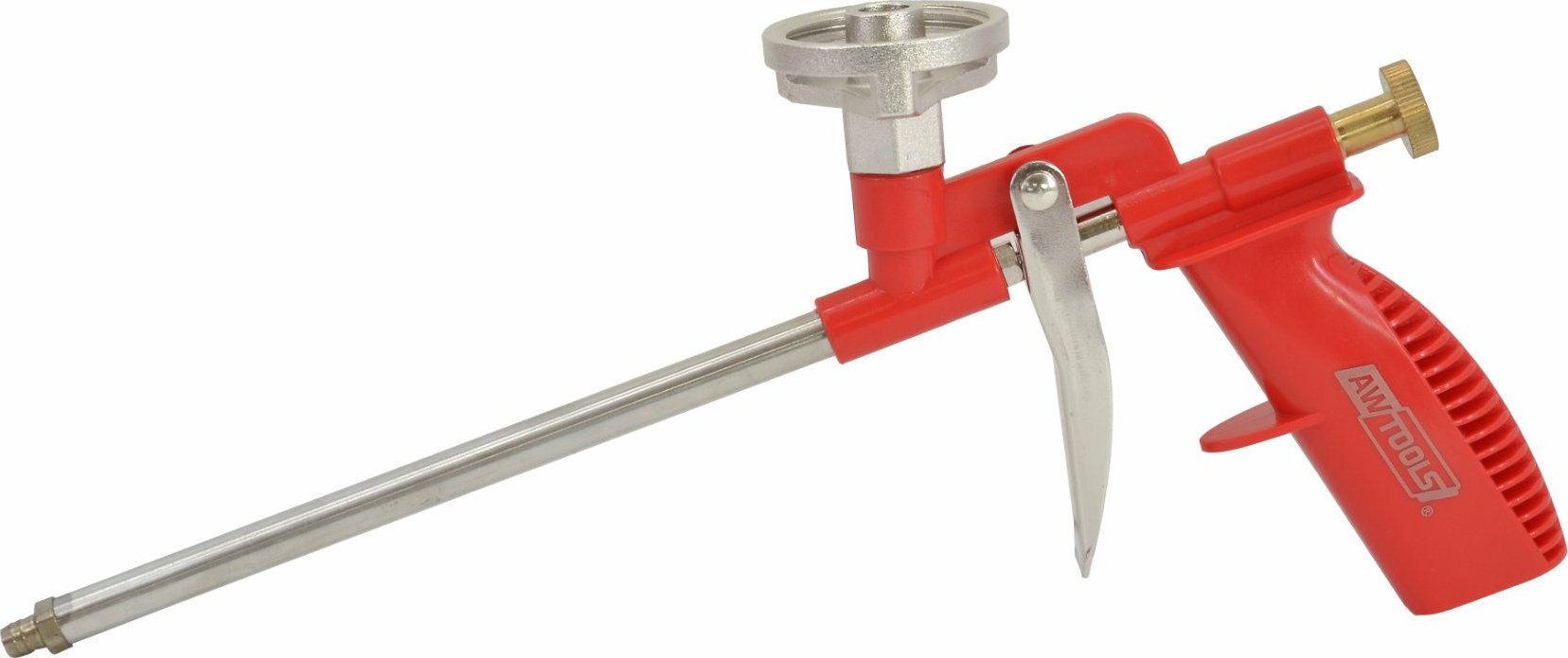 Pistolet do kleju AWTools AWTOOLS PISTOLET DO PIANY PLASTIKOWY NIKIEL