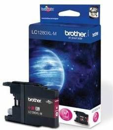 Tusz Brother tusz oryginalny LC-1280XLM (magenta)