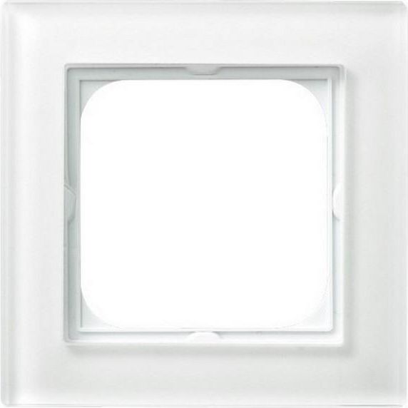 Ospel Ramka pojedyncza Sonata szkło biały (R-1RG/31)