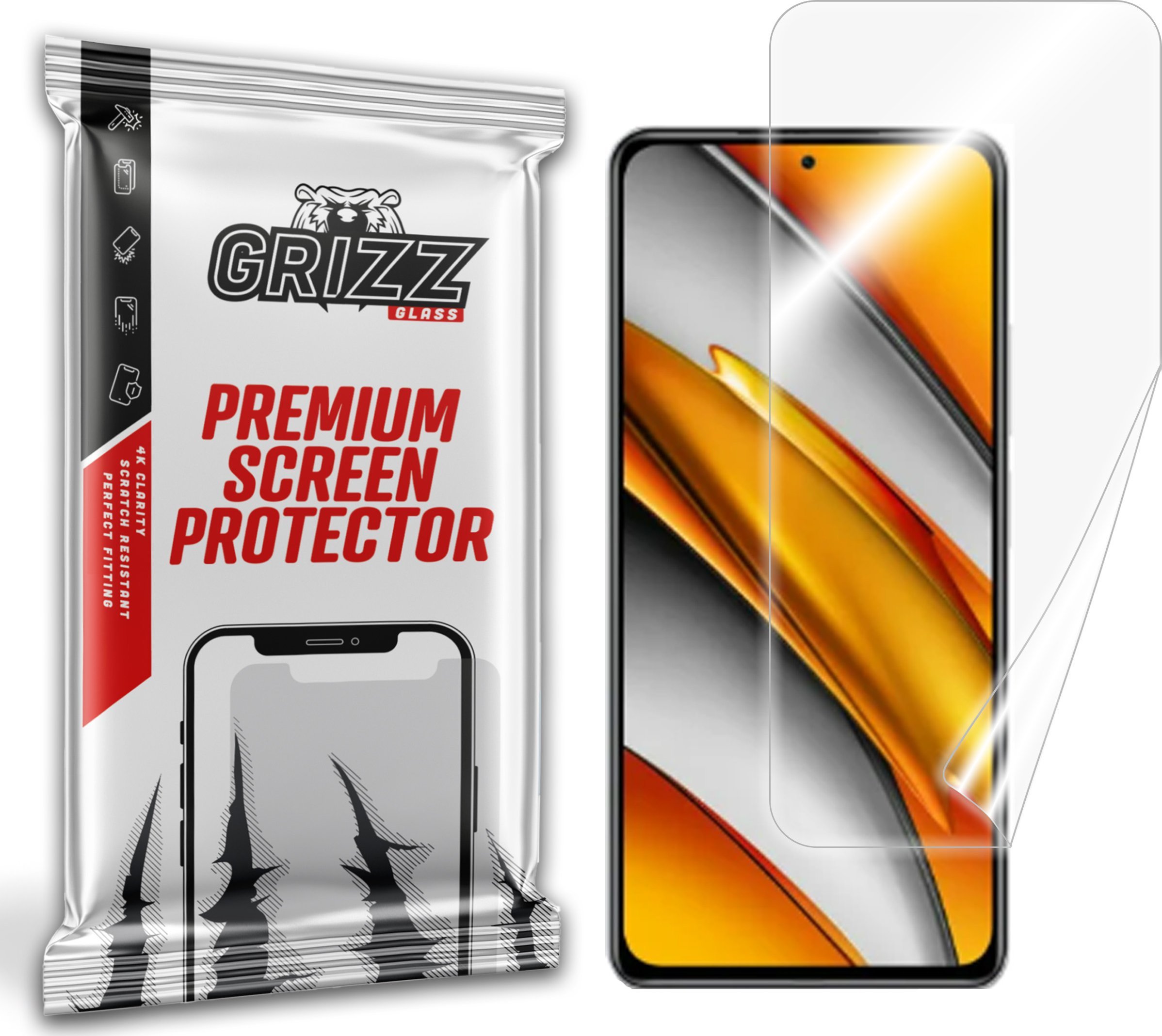 GrizzGlass Folia ceramiczna Grizz CeramicFilm Xiaomi POCO F3 5G