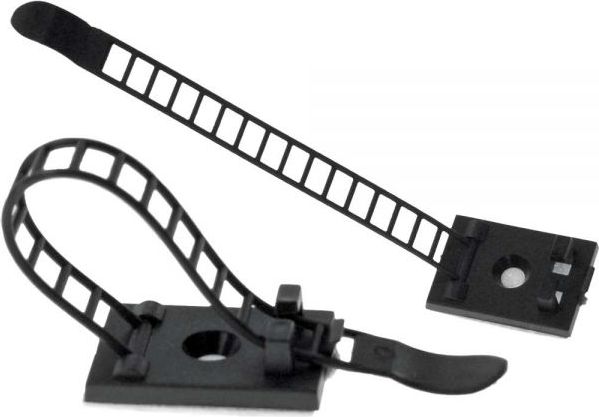 Organizer InLine Opaska zaciskowa Czarny 10 sztuk (59969D)