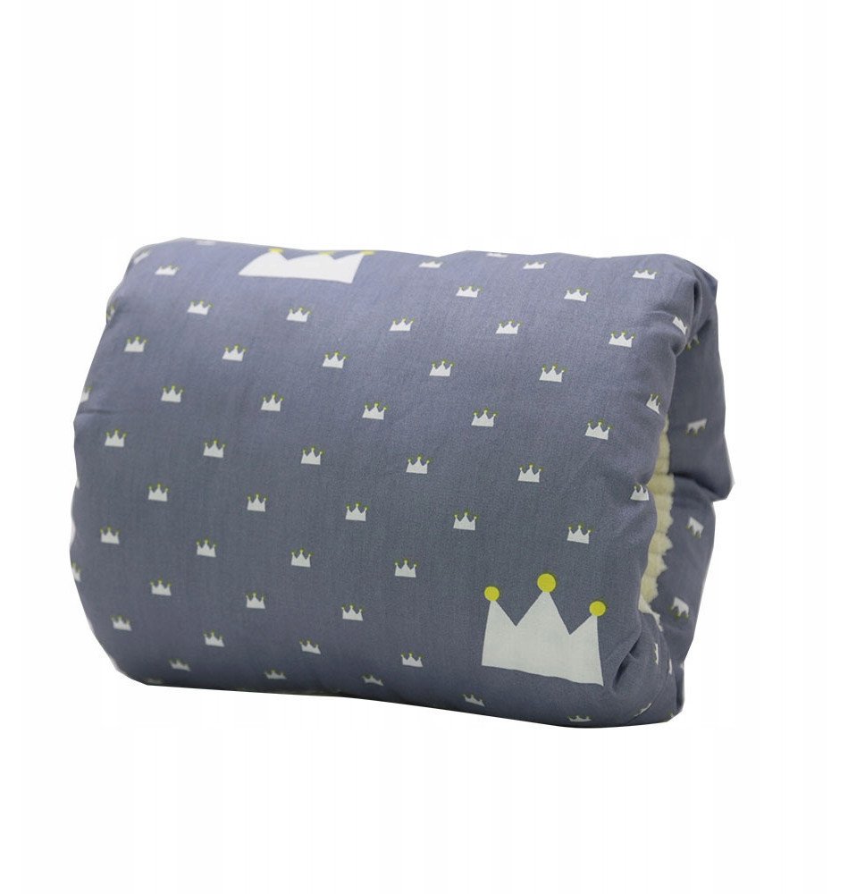 Poduszka do KARMIENIA pod RAMIĘ GŁOWĘ Niemowlaka DZIECKA Miękka NIEBIESKA