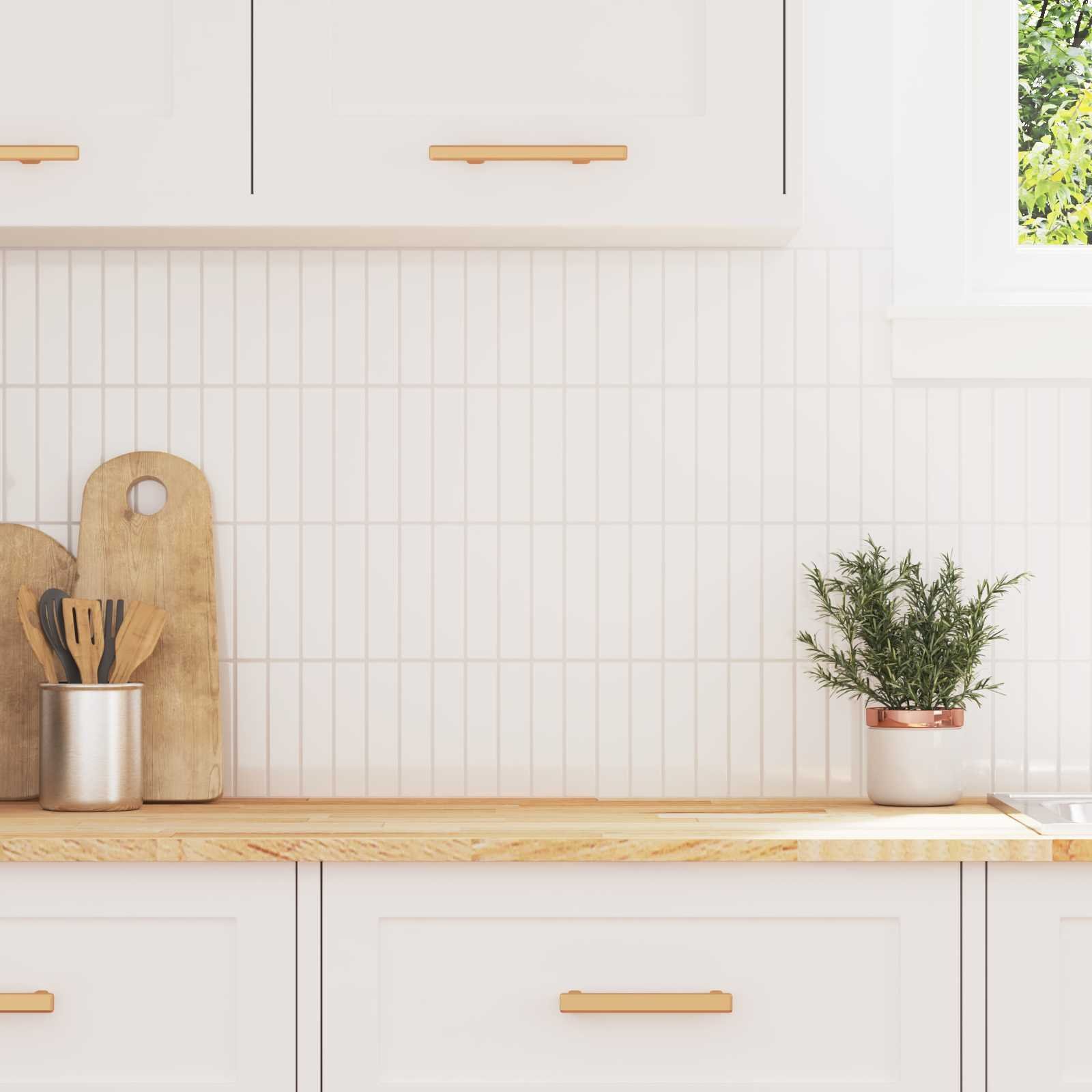 vidaXL Naklejki dekoracyjne 10 pcs Biały 29 x 22,9 x 0,8 cm